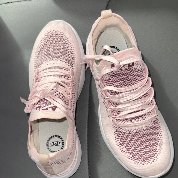APL Shoes - APL Women's Light Pink Knit Sneakers